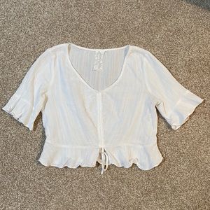 cropped fancy top